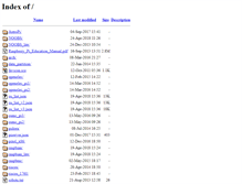 Tablet Screenshot of downloads.raspberrypi.org
